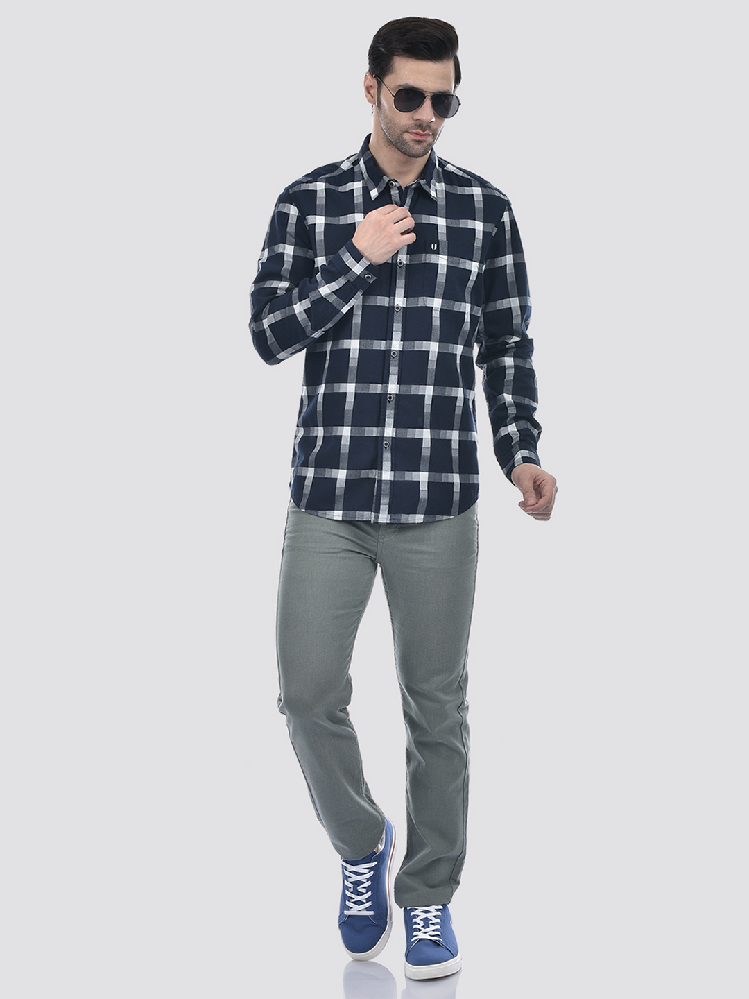 Numero Uno Men Solid Grey Jeans